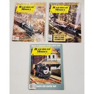 Lot of 3 Railroad Model Craftsman 1993 - Winter Trees, Kennebec Central